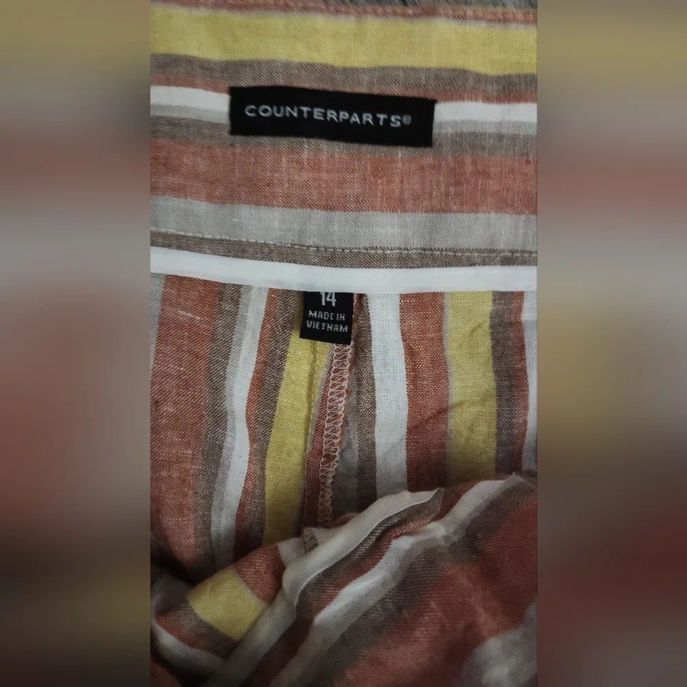 Counterparts Multicolor Striped Pants & Jacket Set - Picture 8 of 11